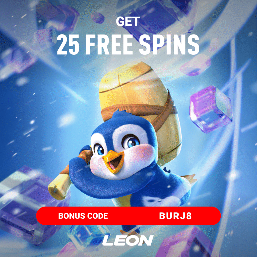 LEON New Zealand 25 Free Spins Bonus 2025 PNG